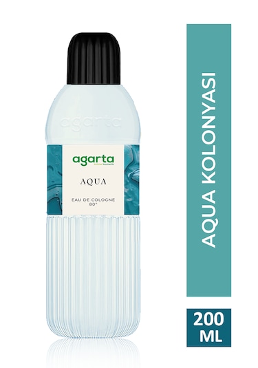 Agarta 80 Derece Aqua Kolonya Pet Şişe 200 ML