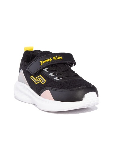 Jump 28110 Siyah Pembe Ortopedik Günlük Kız Çocuk Spor Ayakkabı Siyah - Pembe