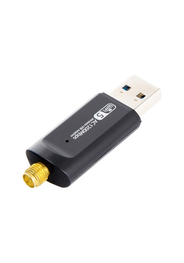 Shineyee Usb 3.0 Çift Bant 2.4ghz+5ghz Kablosuz Ağ Kartı, 5dbi Dış Anten, 1200mbps Hız, Realtek Rtl8812 Çipseti