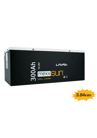 Mexxsun 12.8 Volt-300ah Lifepo4 Lityum Akü