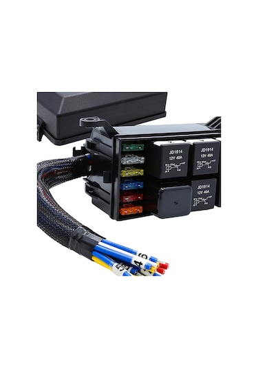 Suntek Sigorta Röle Kutusu Suya Dayanıklı Bloğu Ve 12v-5pin