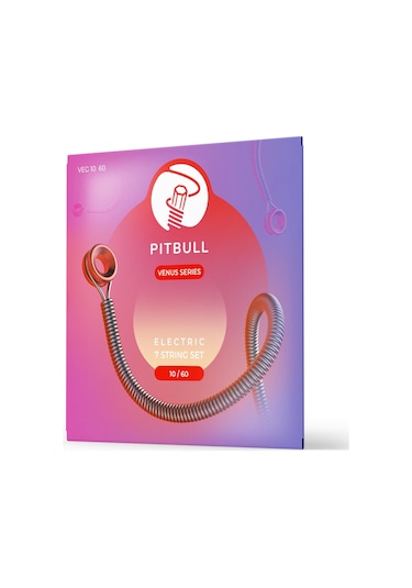 Pitbull Venus 7 Telli Elektro Gitar Teli Veg 10-60 7 Strings