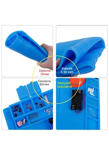 Tamir Matı 500 C Silikon Isıya Dayanıklı S-160 Onarım Devrim Pedi