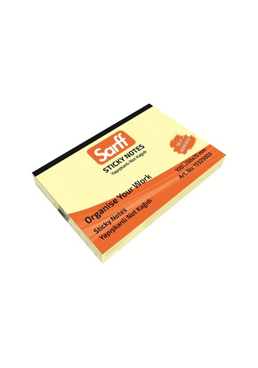 SARFF 50x75mm SARI NOT KAĞIDI 100YP