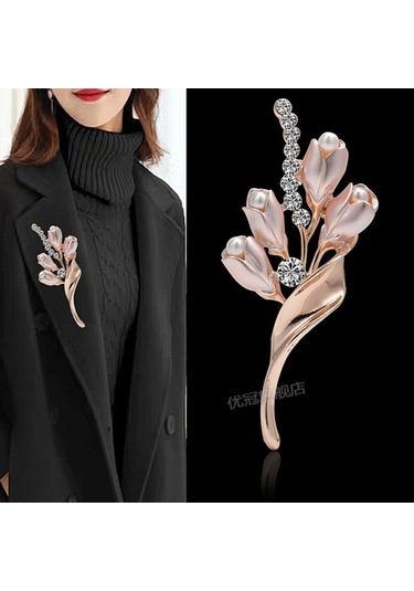 Mufunye Kadınlar İçin Zirve Pırlanta Gül Desenli Broş - Anti-kayma Tasarımıyla Kıyafet Sabitleyici Ve Stili Artıran Aksesuar Çok Renkli