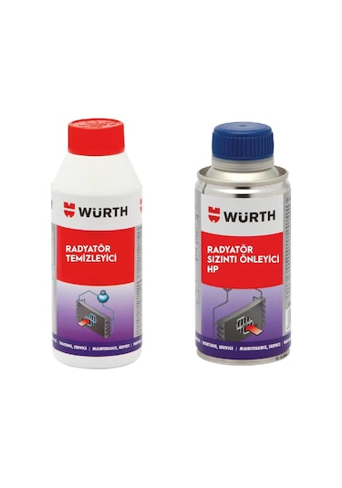 Würth Radyatör Sızıntı Önleyici Hp + Würth Radyatör Temizleme 2'li Set