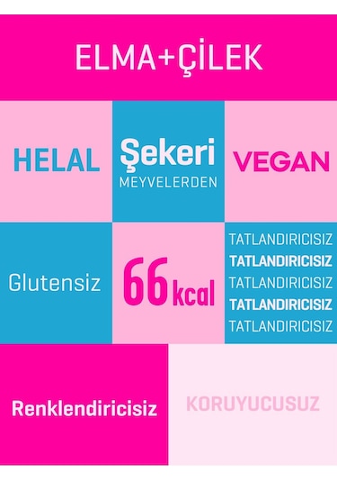 Mixmey Tatlı Sever Meyve Barı – 24 Adet | Sağlıklı Atıştırmalıklar – Vegan, Glutensiz (20GR X 24 ADET)