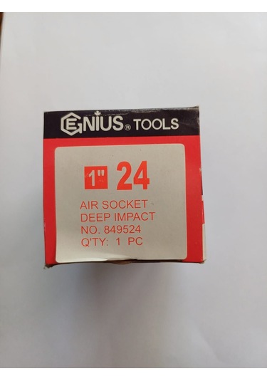 Genius Darbeli Lokma 1" -24mm Derin/uzun Boy 90mm, 1 Adet