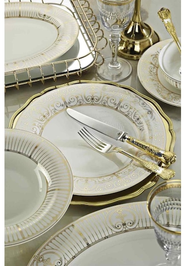 Royal Canterbury Gold Smith Yemek Takımı 60 Parça