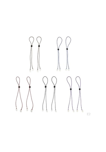 2'li Paket Peçete Zinciri, Klipsli Tutucu, Klipsli Kordon - Mavi, Açıklandığı Gibi