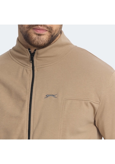 Slazenger  KAGISONA IN Erkek Sweatshirt Kahve