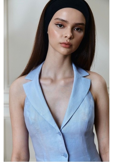 İgritte Elbise Mavi