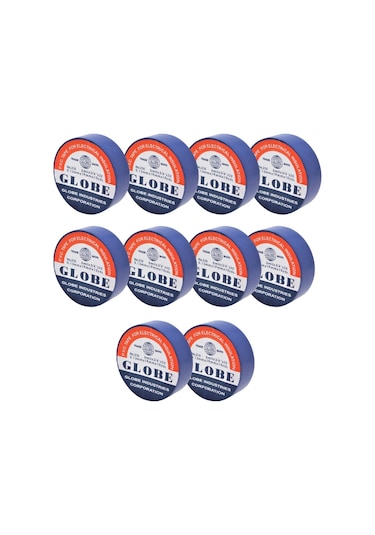 Globe İzolebant Elektrik Bandı Lacivert - 10 Adet