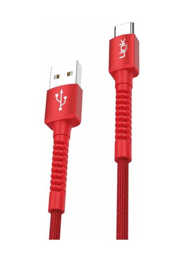 Linktech K552 Type-c Usb 3 A 1 MT Metal Başlı Data Şarj Kablosu