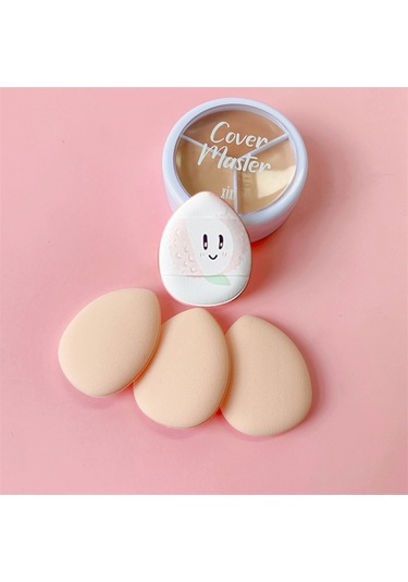 Melien Meyve Desenli Mini Puf Parmak Yüz Makyaj Süngeri 2'li