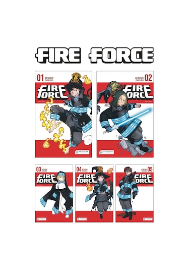 Fire Force - Alev Gücü 1-2-3-4-5 Manga Seti Ciltli Akılçelen Kitaplar