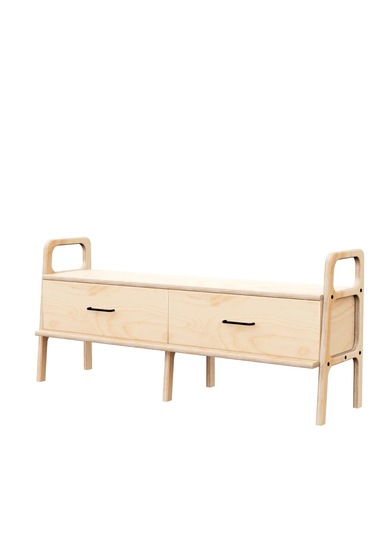 Woodesk Cadre, Ahşap, Dolap Ve Konsol, 140x60, Natural Renk