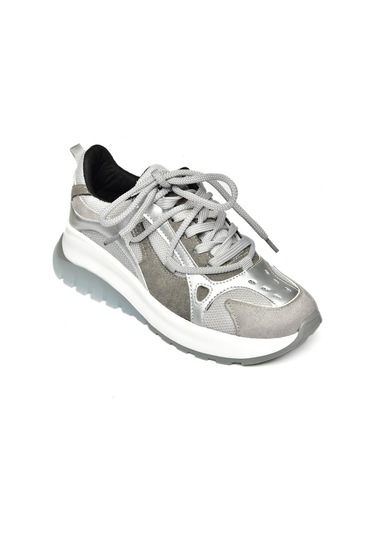Fox Shoes S973413104 Gri Kumaş Spor Ayakkabı Sneakers Gri