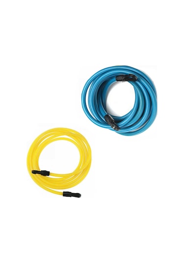 Xindoker Yüzme Güç Ve Dayanıklılık Egzersizi İçin Esnek Kordonlu Bel Seti - Sarı Renkli Su Sporu Antrenman Aleti Sarı