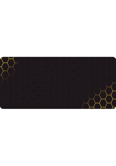 Cbtx 400x1000x3mm Kaymaz Kauçuk Mouse Pad Şık Petek Desenli Masaüstü Mat - Stil 20