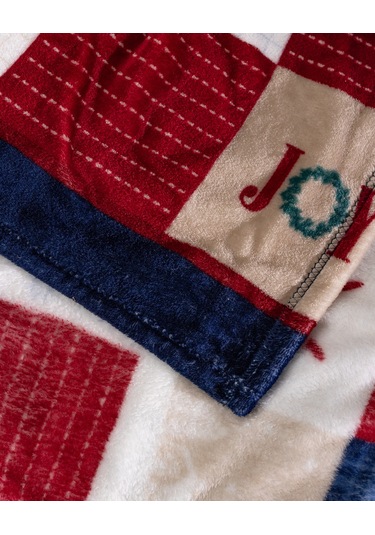 Chevalz Çift Kişilik Welsoft Baskılı Battaniye - Mavi/kırmızı 8684427292235 Mavi