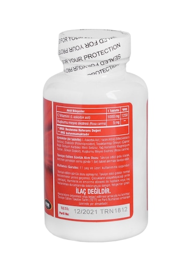 Trunature Vitamin C 1000 Mg 100 Tablet C Vitamini