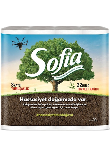 Sofia 3 Katlı 32 li Tuvalet Kağıdı
