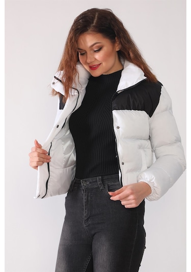 Dewberry Z6649 Kadın Kısa Mont