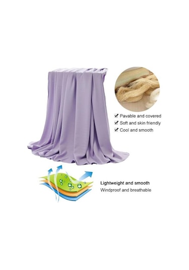 Gri Yaz Buz Battaniyesi Yumuşak Doğal Bambu Elyaf Nefes Alabilir Isı Emme Vücut Sıcaklığını Düzenleyen S