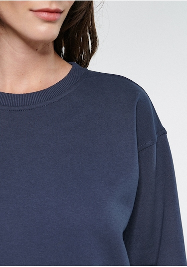 Mavi - Bisiklet Yaka Lacivert Basic Sweatshirt 1610198-70726 Lacivert