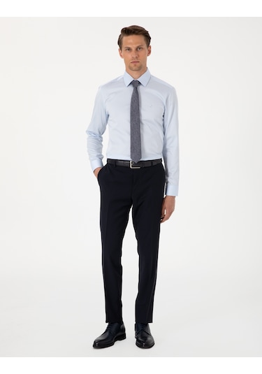 Pierre Cardin Erkek Açık Mavi Gömlek Basic 50305127-vr003 Açik Mavi