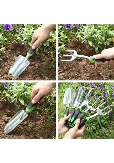 Sones 5 Adet / Takım Alüminyum Alaşımlı Bahçe Sebze Bahçe Aleti Deniz Aleti