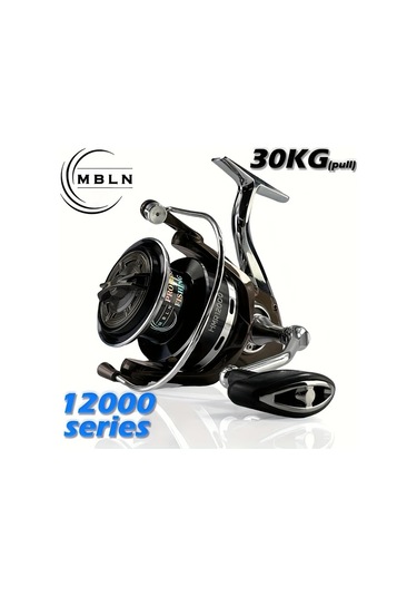 Motion003 Mbln Marka Hm R2-12000 Serisi Buyuk Boy Doner Makara Aliminyum Alasim Spool Guclu Frenleme Tuzlu Su Balikcilik Makarasi