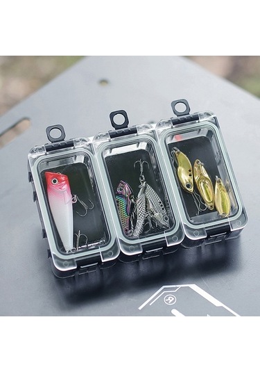 Novahub 6 Adet Dış Mekan Balık Avı Yem Kutusu Seti Işıldayan Parçalanabilir Balık Yemi Kutusu Mıknatıslı Su Geçirmez Balık Avı Aksesuarı Saklama Kutusu Balık İğnesi Kutusu