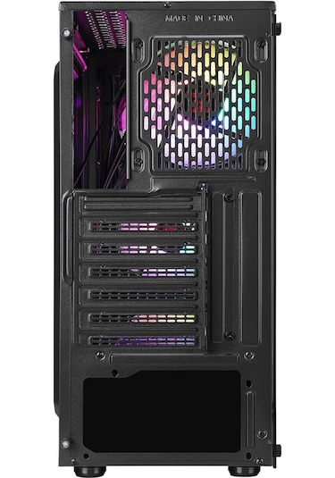 Zeiron Montreal 4x12CM RGB Fanlı Mesh Panel Oyuncu Bilgisayar Kasası