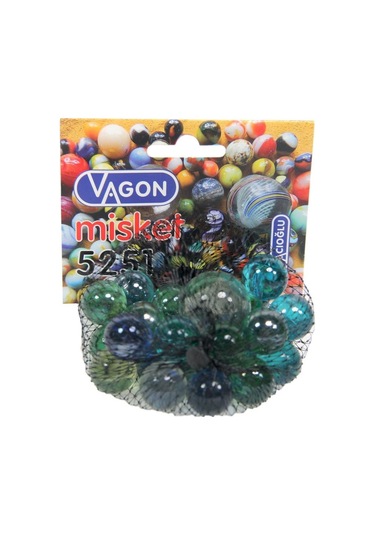 Asya Oyuncak Vagon Misket 25'li Pk. 5251 Çok Renkli