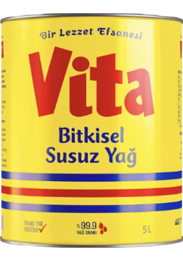 Bitkisel Katı Susuz Margarin 5 L