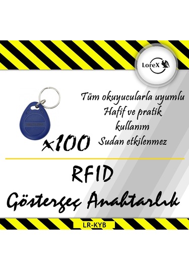 Lorex  Proximity  Göstergeç  Anahtarlık  Göster  Geç  Keyfob  Rfid  100