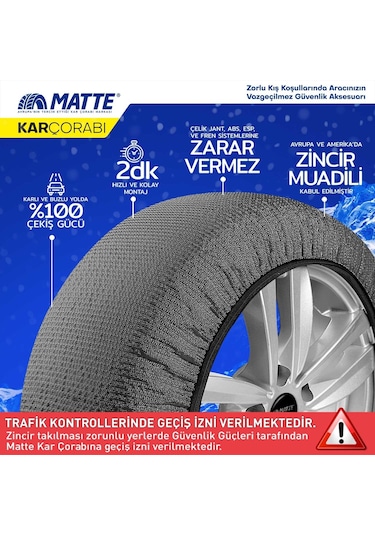 Matte Kar Çorabı - Extra Pro Series