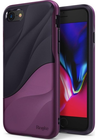Ringke Wave iPhone 7 İle Uyumlu Kılıf Metallic Purple