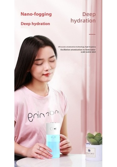 Ev, Araba Ve Ofis Kullanımına Uygun Büyük Kapasiteli 280 Ml Buharlı Nemlendirici - Tek Sprey Bağlı Usb Model
