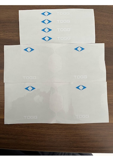 Togg Marka Araçlar İçin Kapı Kolu Çizik Önleyici 8'li Set