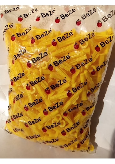 Plastik Roket Dübel 8 Lik 500 Adet Sarı 8 Mm Hırdavat Vida