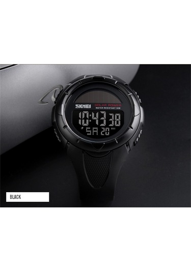 Reedark Skmeı 1405 Erkek Spor Saati - 5atm Su Geçirmez, Kronometreli, Alarmlı, Işıklı Çok Fonksiyonlu Kol Saati Siyah