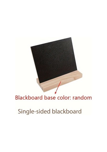 Xuweiwei 1 Adet Vintage Kara Tahta Mesaj Panosu - L Ahşap Tabanlı Dayanıklı Ofis Kafe Dekor