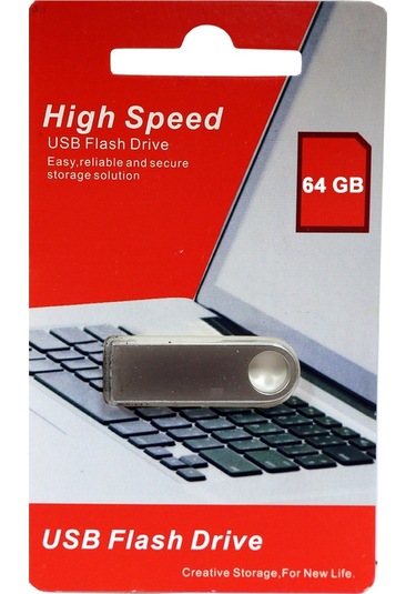 64 GB Metal 2.0 Usb Flash Bellek