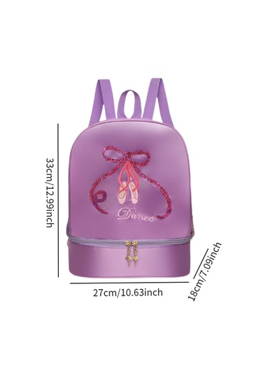 Suntek Bale Dans Sırt Çantası Hafif Kızlar Seyahat Mor