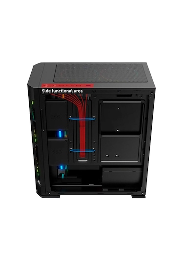 Gametech Xcoler Mesh 4x120mm Rainbow M.ATX  Bilgisayar Kasası