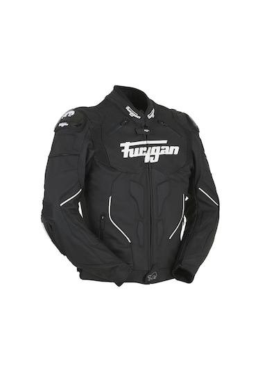 Furygan Raptor Evo 2 Deri Motosiklet Ceketi Siyah