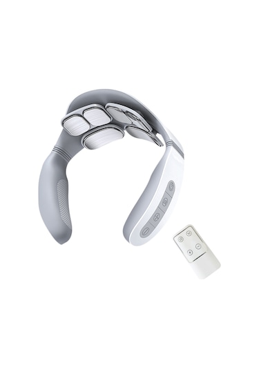 Springsun Taşınabilir Boyun Masaj Aleti - Isıtmalı, 5 Modlu, 18 Seviyeli Şarj Edilebilir Boyun Masaj Cihazı